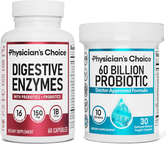 LUMARRO™  - DIGESTIVE ENZYMES 60CT + 60B PROBIOTIC 30CT