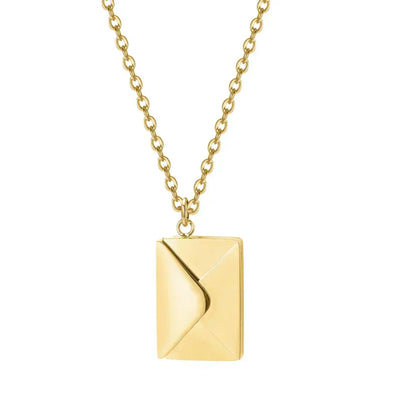 LUMARRO™   - ENVELOPE LOVE LETTER PENDANT NECKLACE
