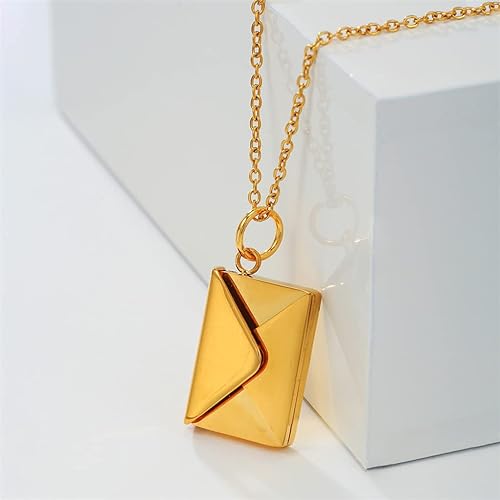 LUMARRO™   - ENVELOPE LOVE LETTER PENDANT NECKLACE