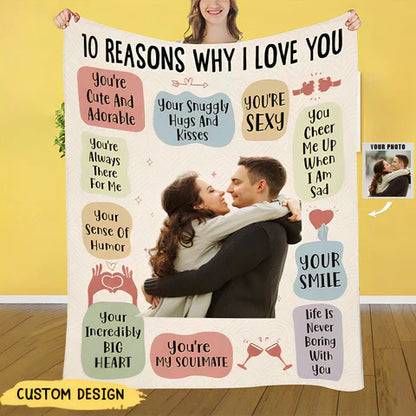 LUMARRO™   - 10 REASONS I ADORE MY PERSONALIZED PHOTO BLANKET