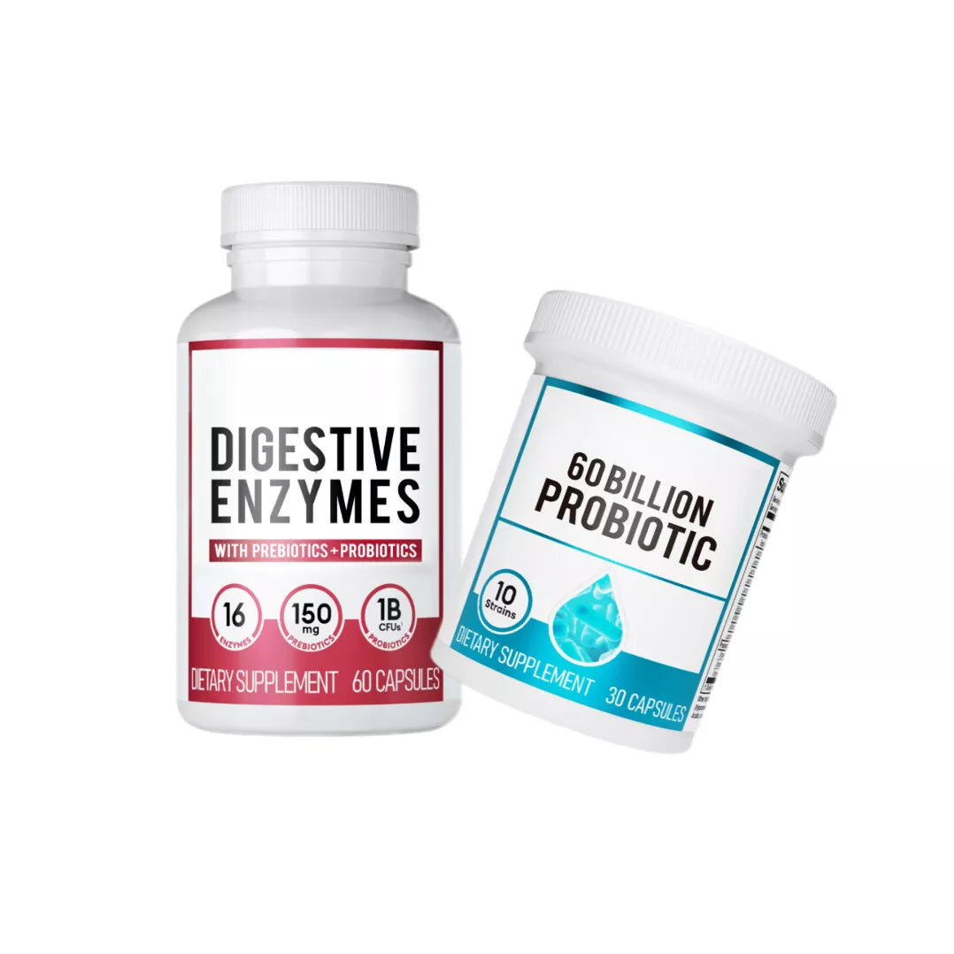 LUMARRO™  - DIGESTIVE ENZYMES 60CT + 60B PROBIOTIC 30CT